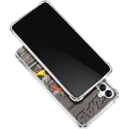 DC Comics Flash Mixed Media Galaxy A15 5G Clear Case